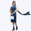 Picture of Melifloz One-Shoulder Denim Saree