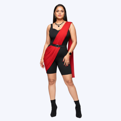 Picture of Melifloz Jumpsuit Shorts Saree